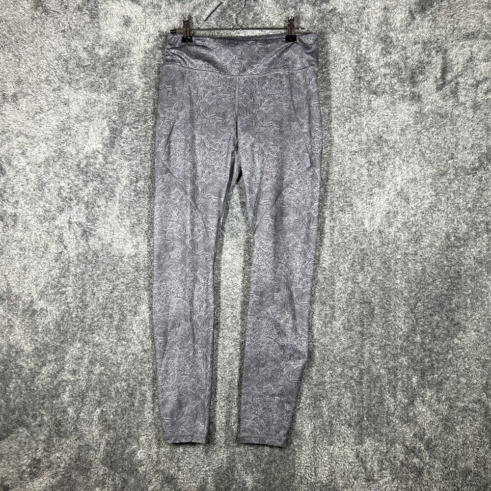 Patagonia Leggings Womens Small Gray Geometric Mid Rise Ankle Yoga STY21961